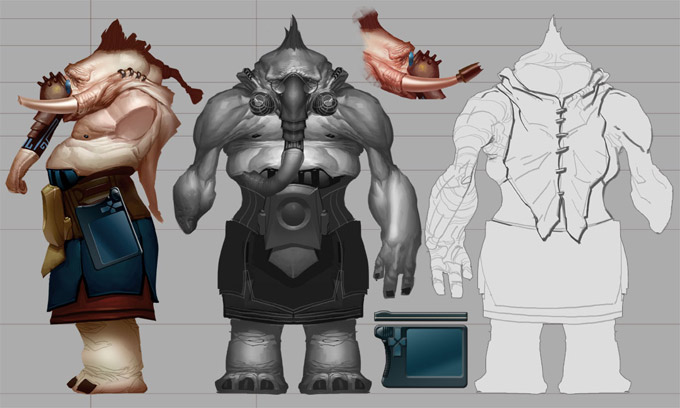Izzy Medrano Concept Art