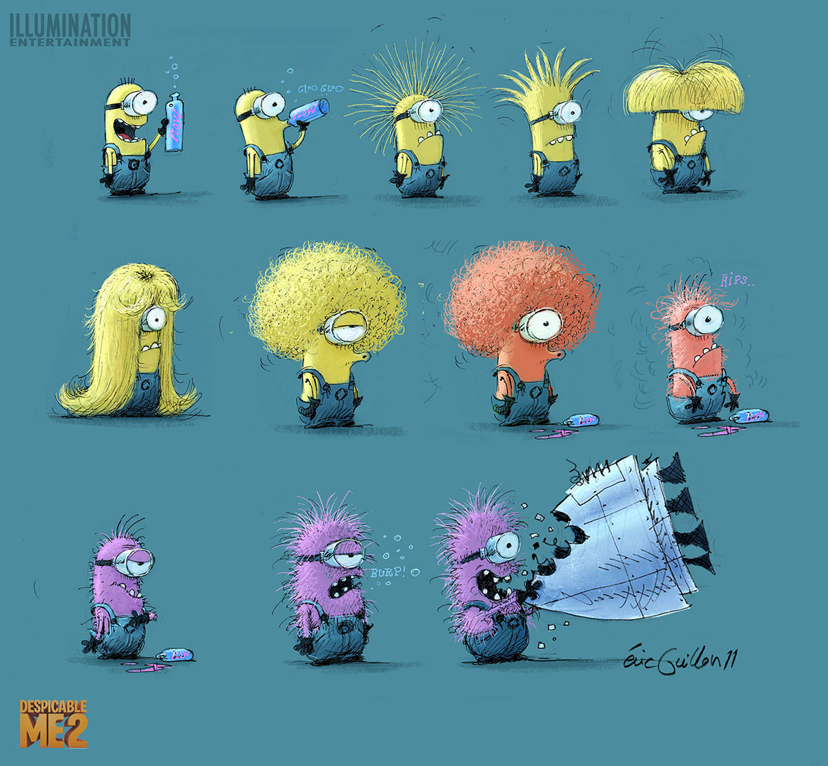 Despicable Me 2 Concept Art And Illustrations By Eric Guillon Concept Art World
