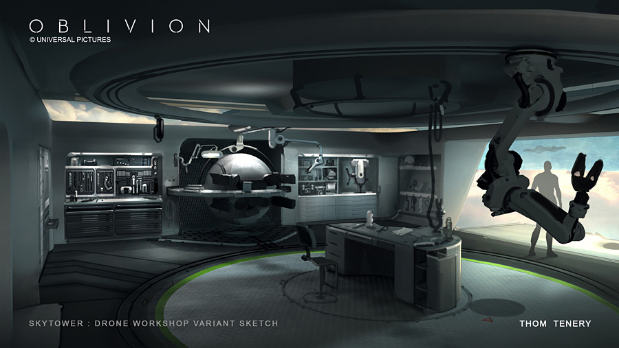 Oblivion Concept Art by Thom Tenery.