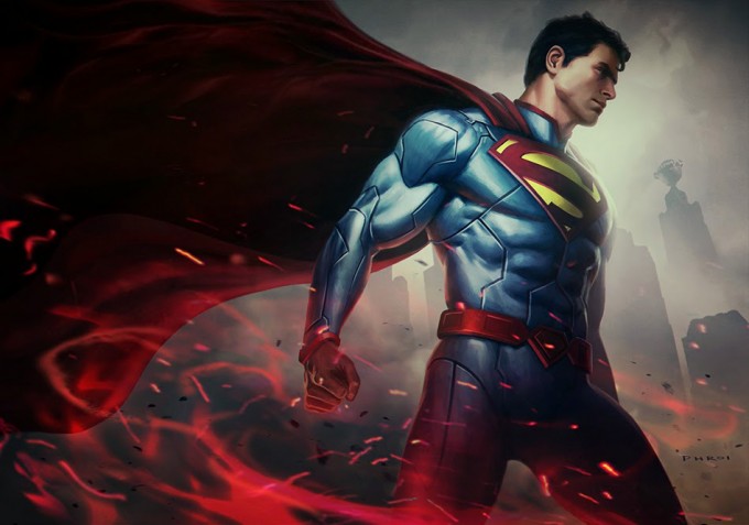 Infinite_Crisis_Character_Art_PG_Superman_Poster