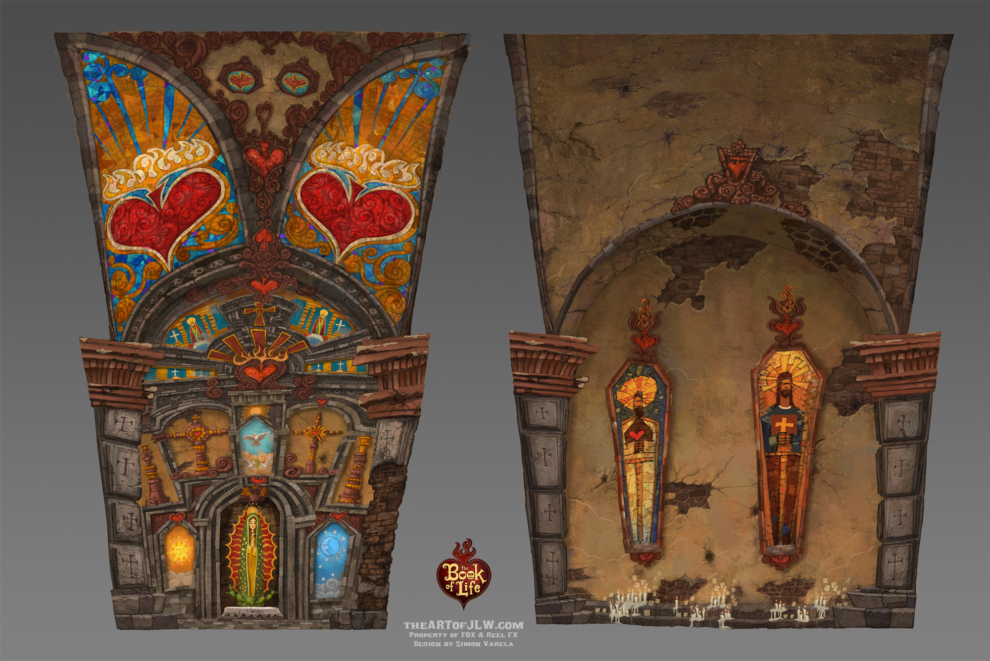 The Book of Life Concept Art by Jordan LamarreWan Concept Art World