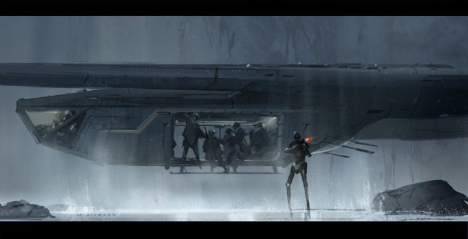 Star Wars Rogue One Concept Art Matt Allsopp 02 U Wing