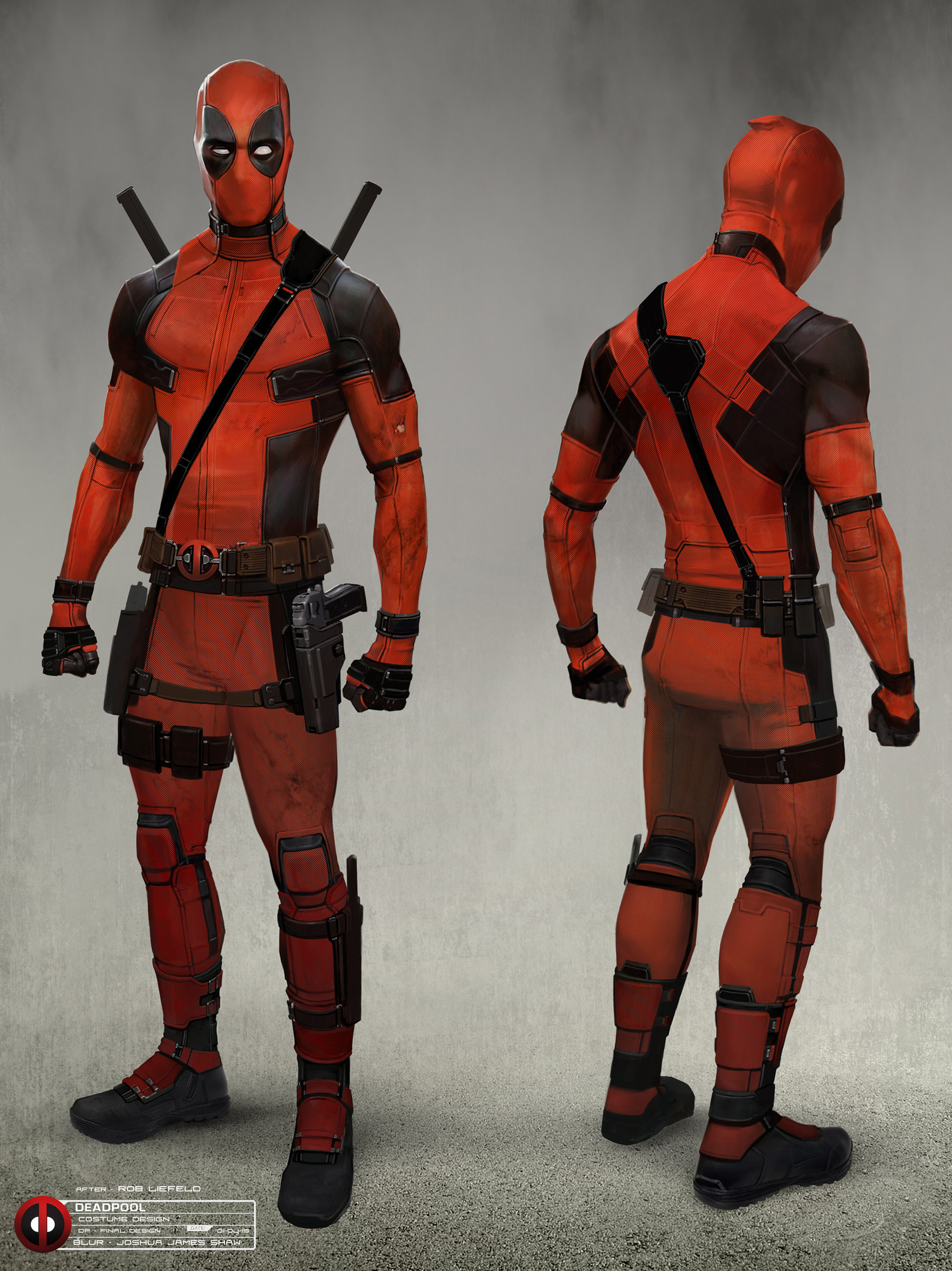 Deadpool Concept Art By Joshua James Shaw Concept Art World