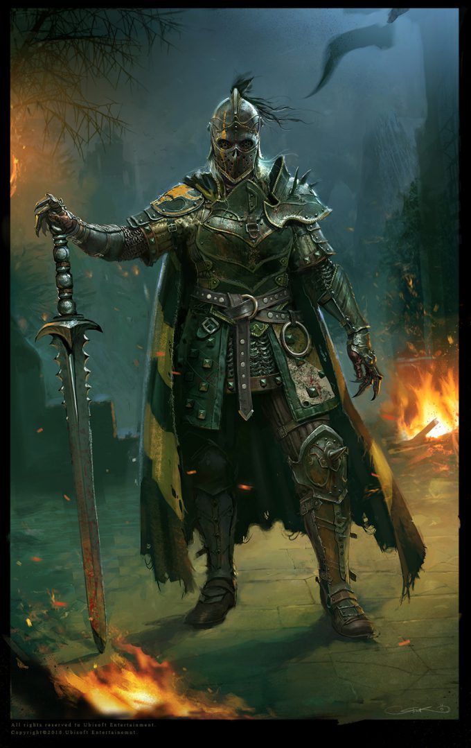 for honor game concept art remko troost apo warpaint