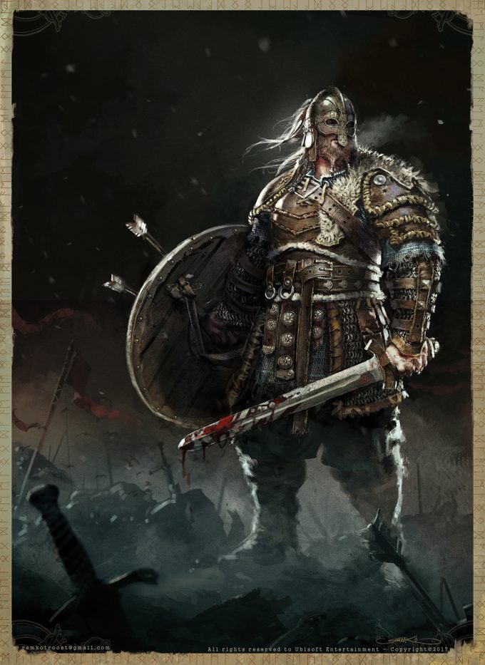 for honor game concept art remko troost warlord fh remko conceptartld