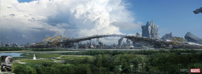 Chris Kesler Concept Art Guardians of the Galaxy Spaceport 05