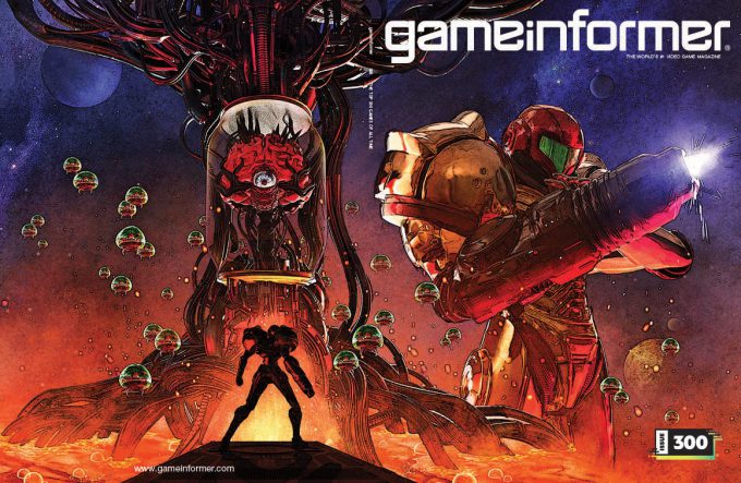 Game Informer 300 Cover Art Greg Semkow Metroid