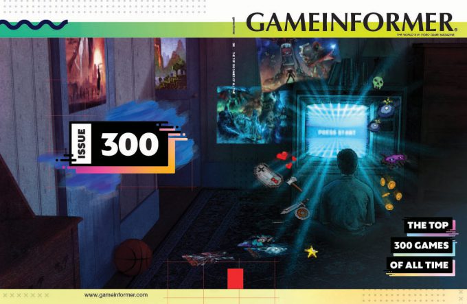 Game Informer 300 Cover Art Greg Semkow Retro