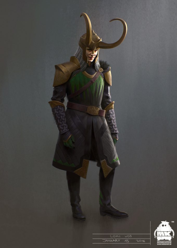 Thor Ragnarok Concept Art Michael Kutsche Loki 01