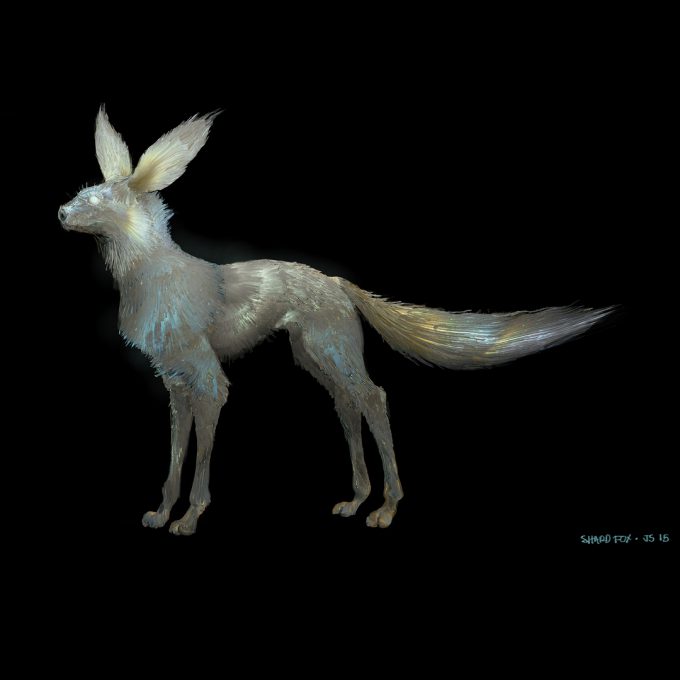 Star Wars The Last Jedi concept art justin sweet crystal foxes 02
