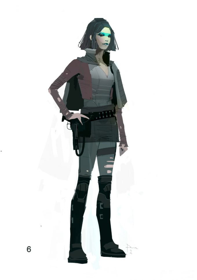 Star Wars The Force Awakens Concept Art Dermot Power Character Costume designs 06