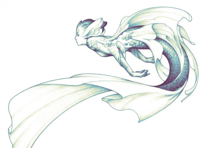 Mermaid Concept Art Illustration 01 Ashley Mackenzie