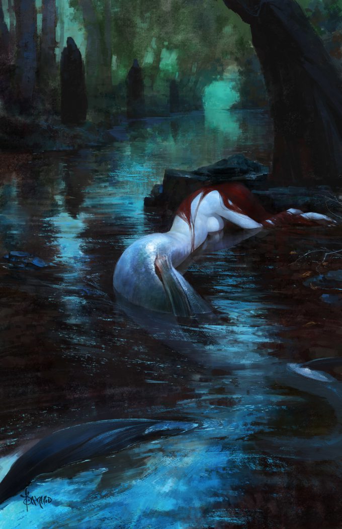 Mermaid Concept Art Illustration 01 Bayard Wu Fate
