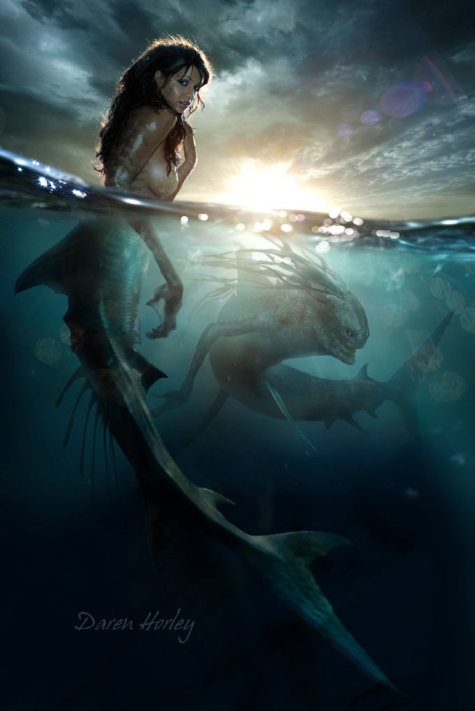 Mermaid Concept Art Illustration 01 Daren Horley