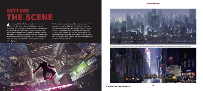 Spider Man Into the Spider Verse The Art of the Movie Book 02