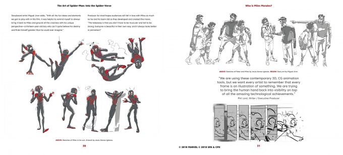 Spider Man Into the Spider Verse The Art of the Movie Book 04