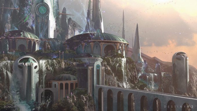 Destiny 2 Forsaken Concept Art Sung Choi Dreaming City Mid View