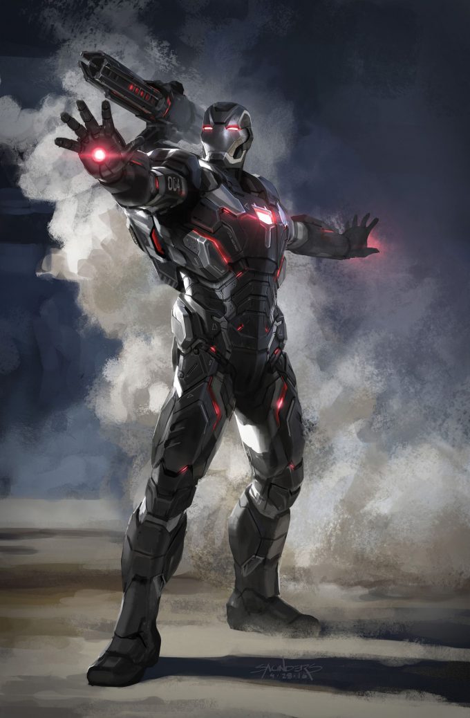 Avengers Infinity War Concept Art Phil Saunders warmachinemk4 b3