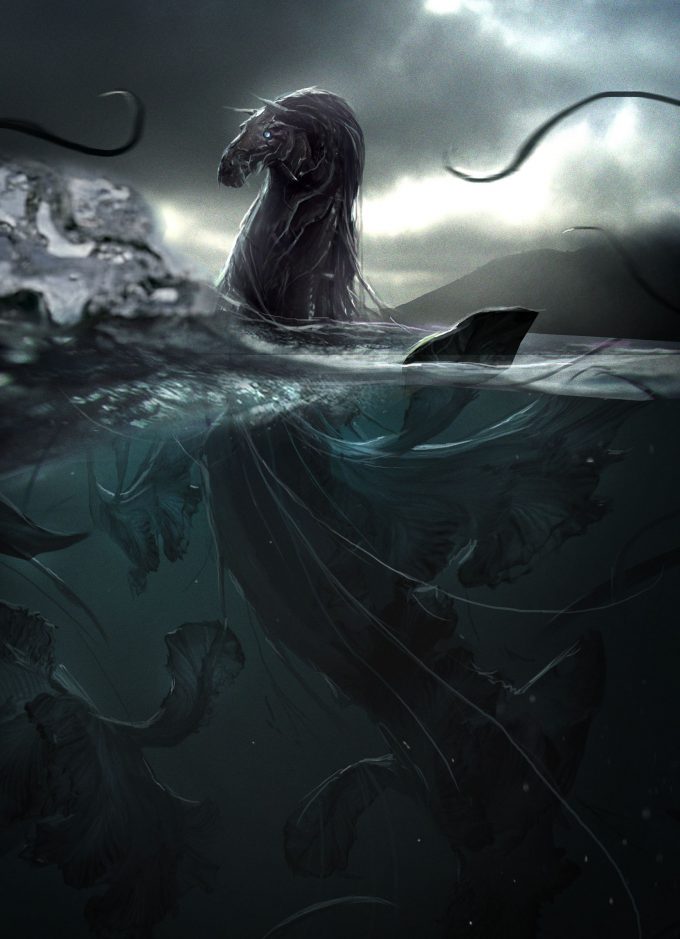 Fantastic Beasts The Crimes of Grindelwald Concept Art Dan Baker kelpie 14