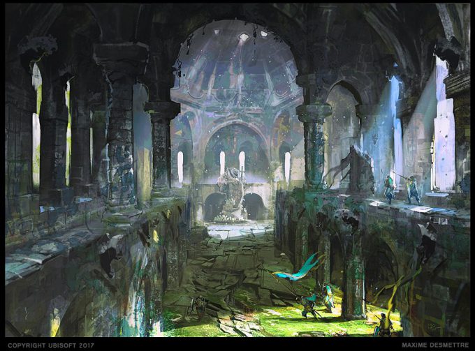 For Honor Game Concept Art Maxime Desmettre temple 02