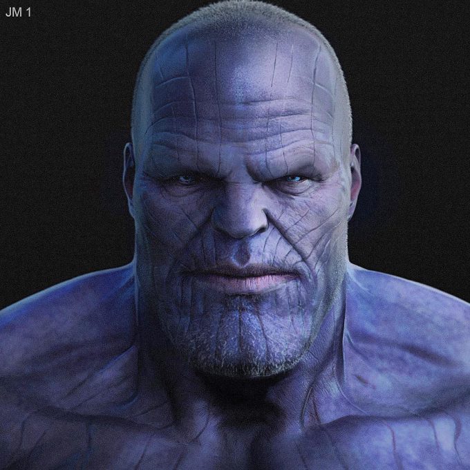 Avengers Infinity War Concept Art Jerad Marantz 08 Thanos