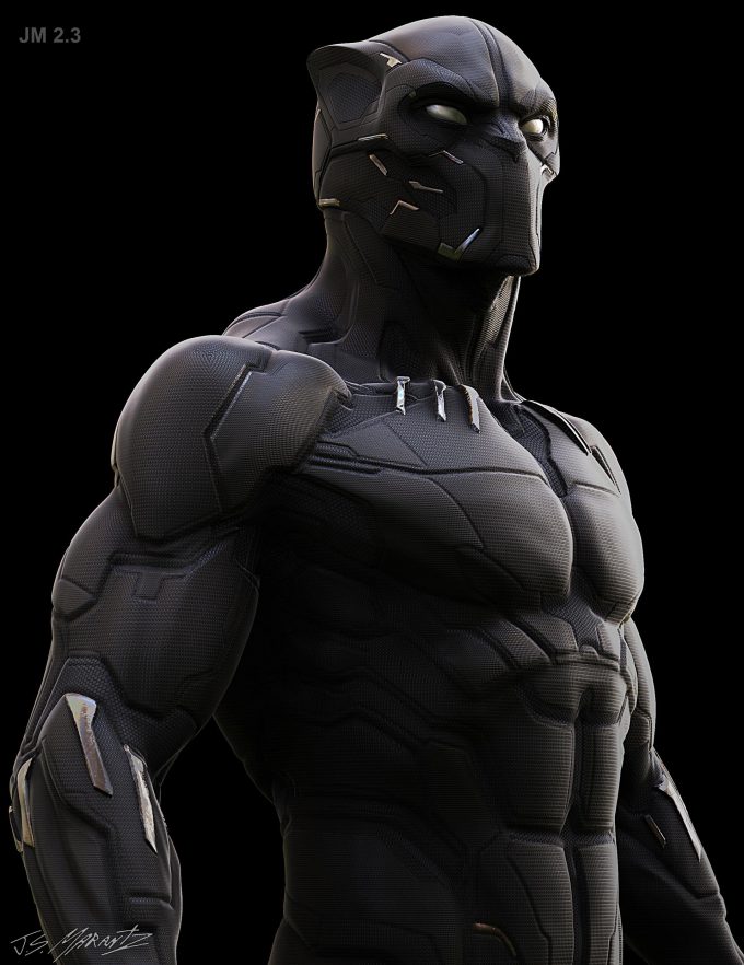 Avengers Infinity War Concept Art Jerad Marantz Black Panther 4 2
