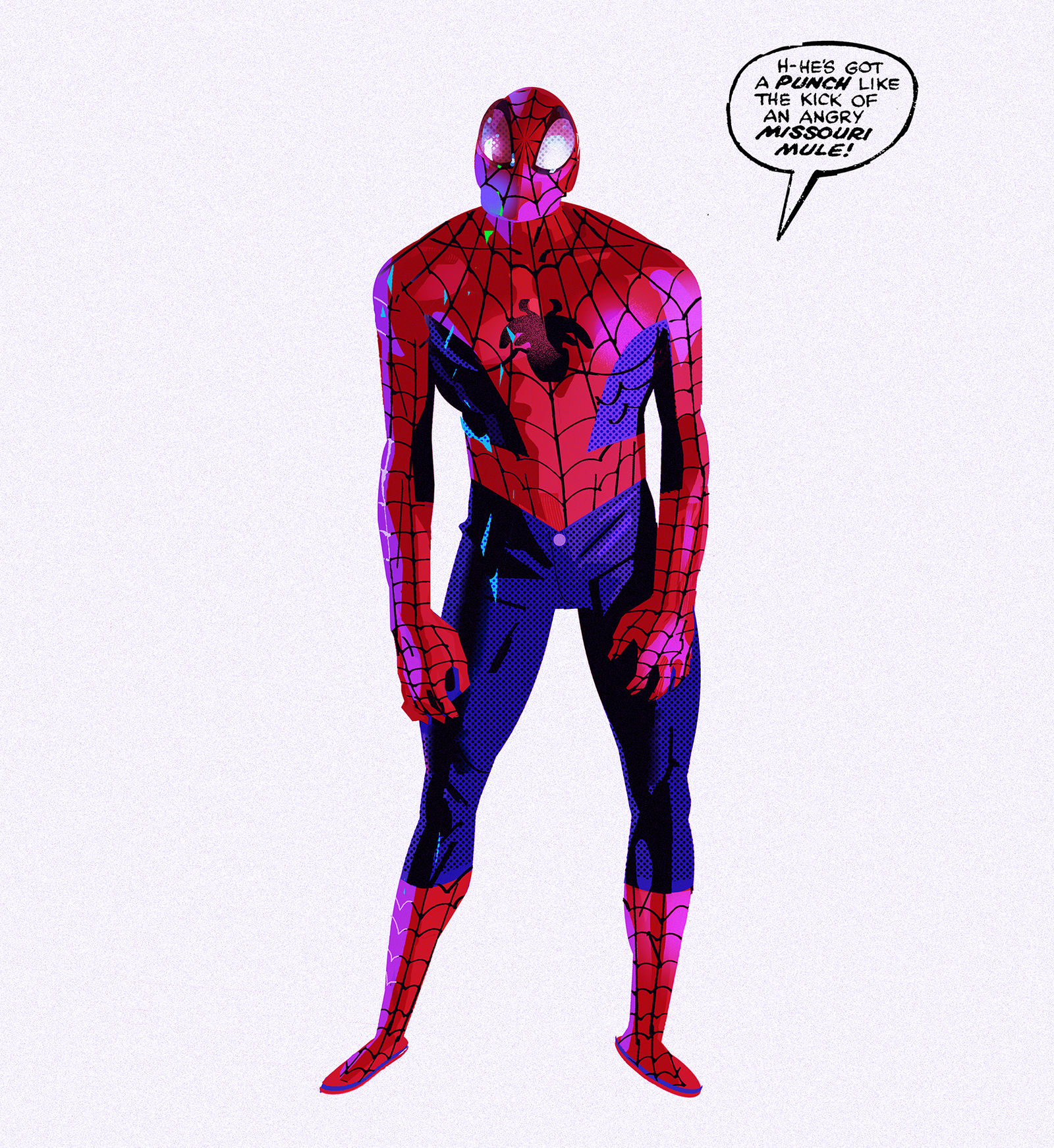 Spider-Man: Into the Spider-Verse Concept Art by Alberto Mielgo