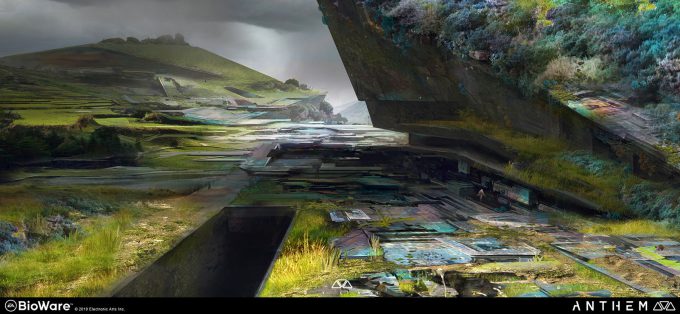 Anthem BioWare Game Concept Art Design Alex Figini shaper ruins 01