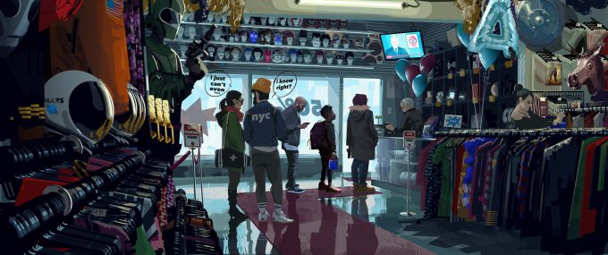 Spider Man Into The Spider Verse Concept Art patrick o keefe costume store 0002