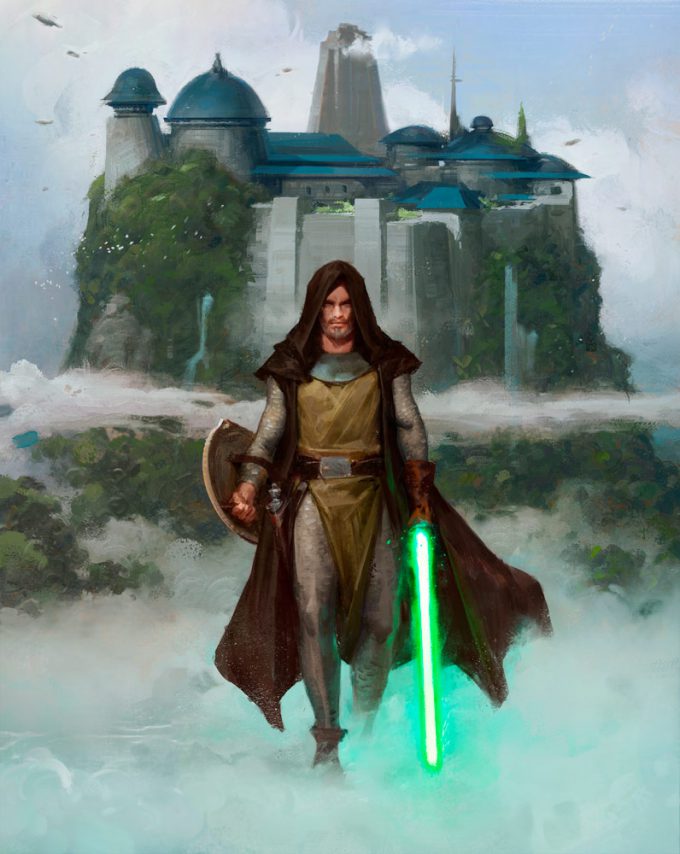 Star Wars Myths and Fables Wanderer Painting by Grant Griffin