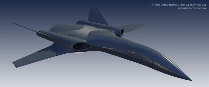 X Men Dark Phoenix Concept Art S Larroude X Jet Proto