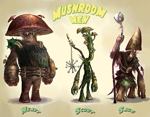 Mushroom Men Concept Art