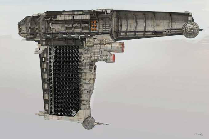 star wars the last jedi concept art james clyne 03 B SF 17 heavy bomber