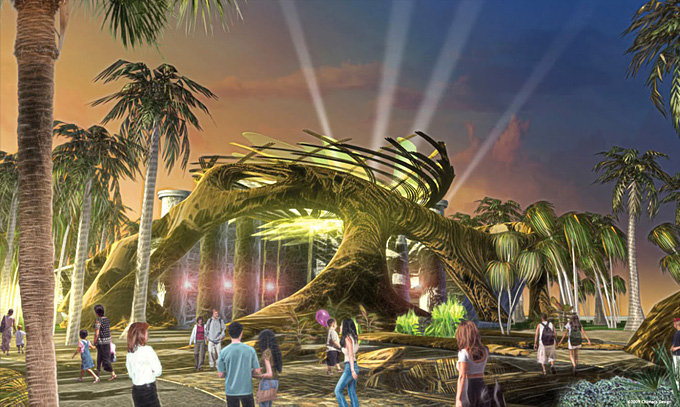 Marvel Dubailand Theme Park Concept Art