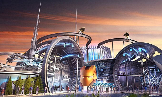 Marvel Dubailand Theme Park Concept Art