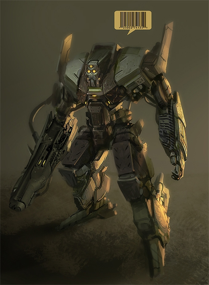 Daryl Mandryk Mech Concept Art 01a