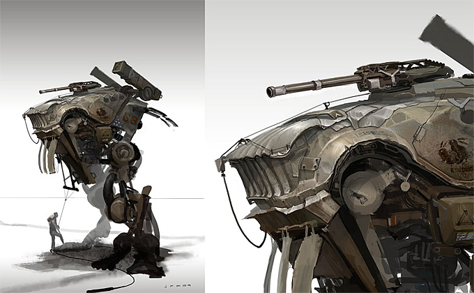 John Park Mech Concept Art 01a