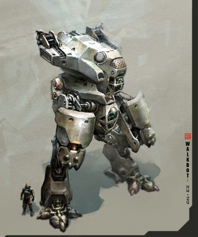 Thierry Doizon Mech Concept Art 01a