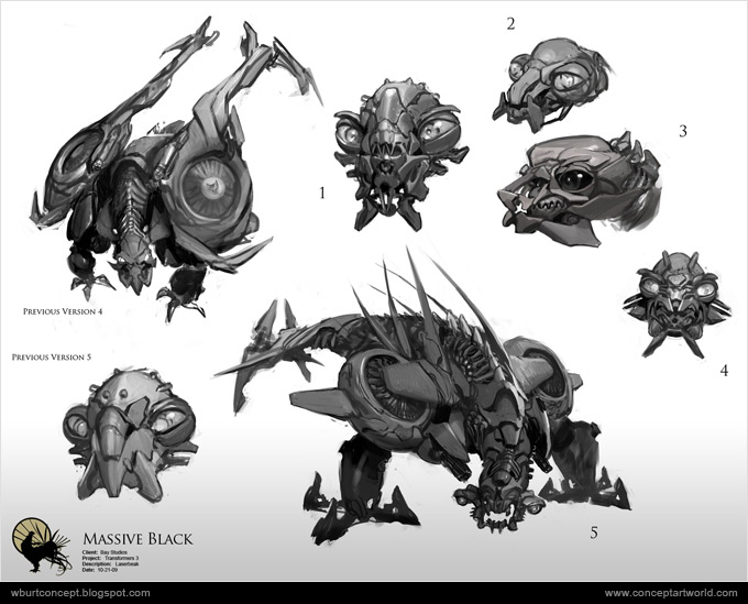 Tranformers Dark of the Moon Concept Art Wesley Burt 13a