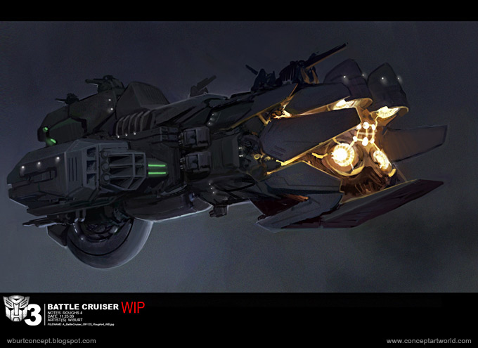 Tranformers Dark of the Moon Concept Art Wesley Burt 16a