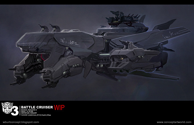 Tranformers Dark of the Moon Concept Art Wesley Burt 17a