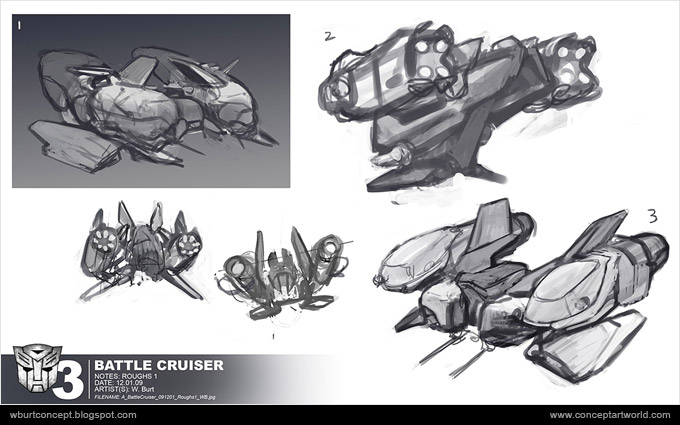 Tranformers Dark of the Moon Concept Art Wesley Burt 31a