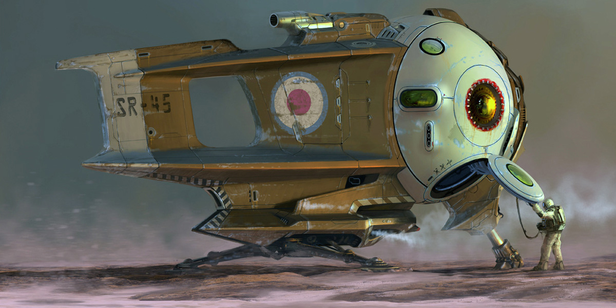 Blast Spaceship Sketches And Renderings Concept Art World