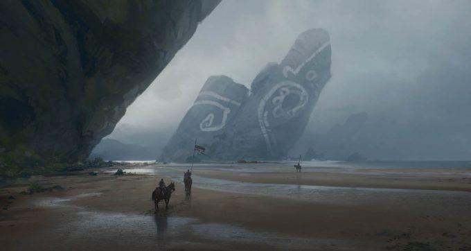 Tuomas Korpi Illustration shore of the ancient onces