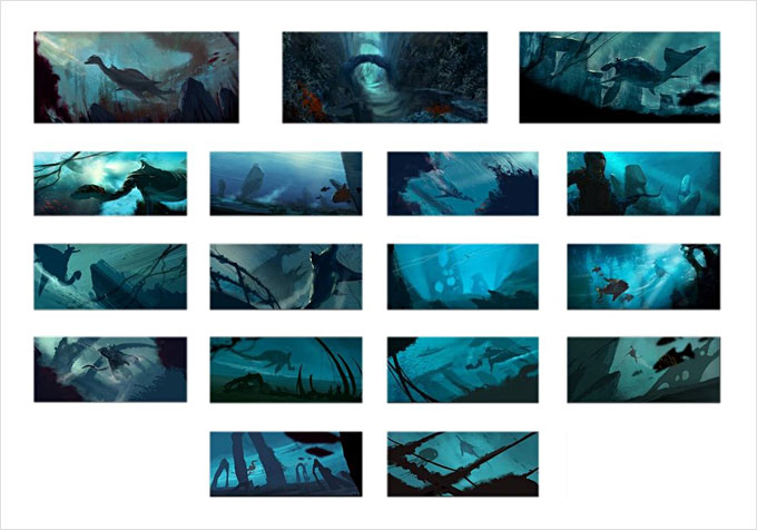 Hovig Alahaidoyan Concept Art and Storyboards