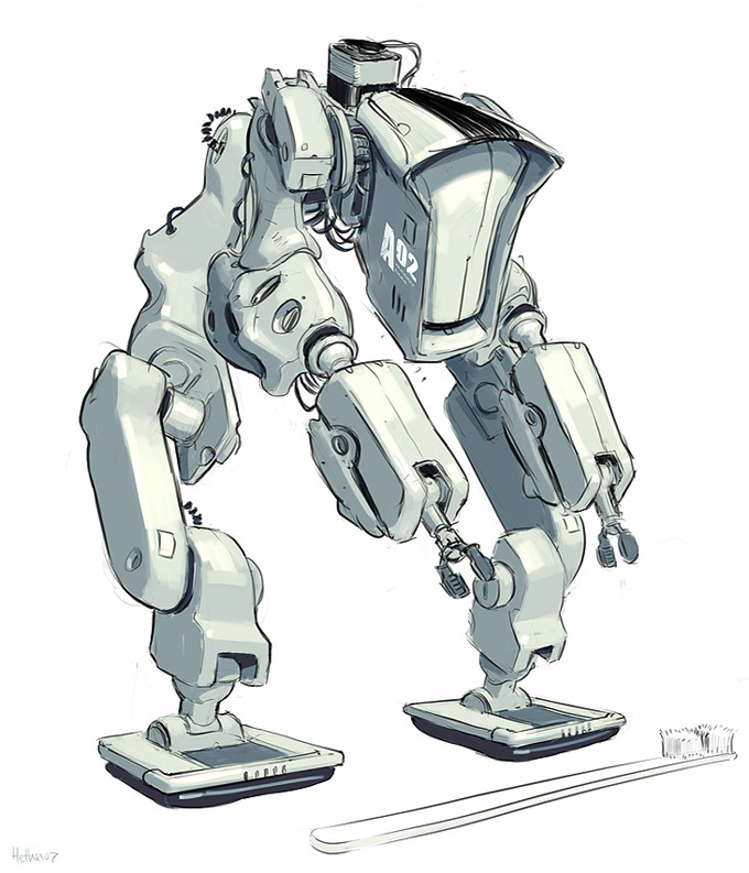 Hethe Srodawa Concept Art Mech