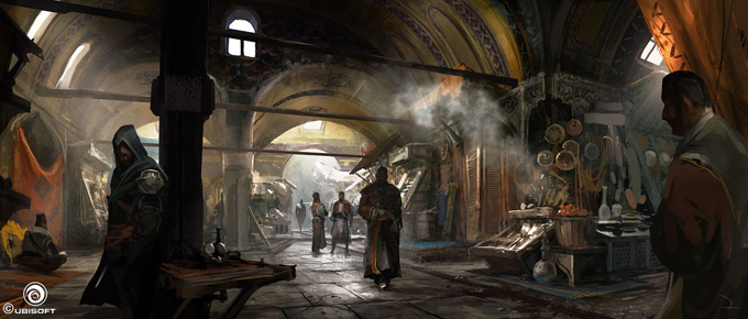 assassin's creed 2 concept art, highly detailed