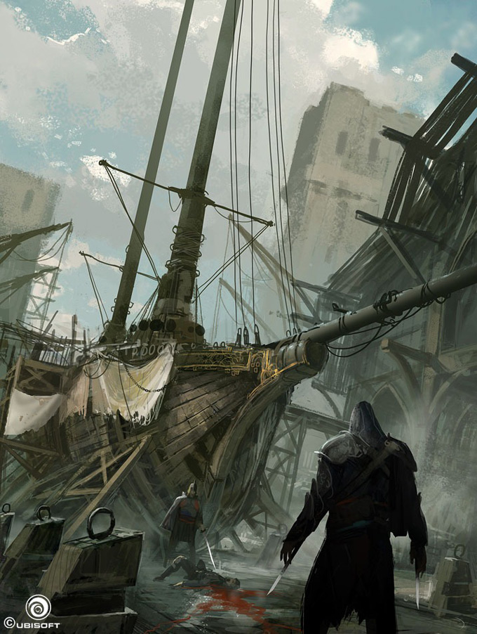 Assassin's Creed Revelations Concept Art by Martin Deschambault