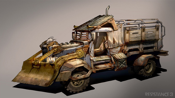 Colin Geller Concept Art Resistance 3