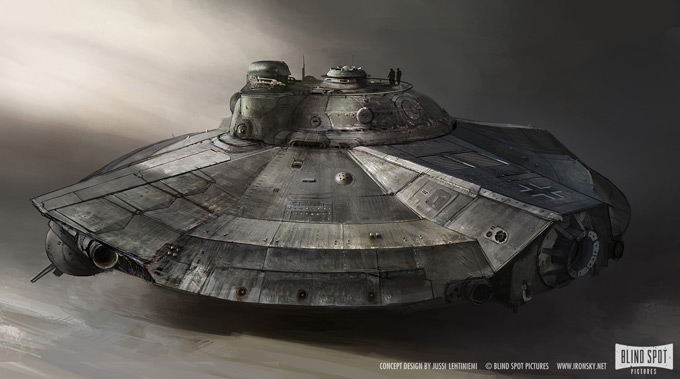 Iron Sky Concept Art by Jussi Lehtiniemi